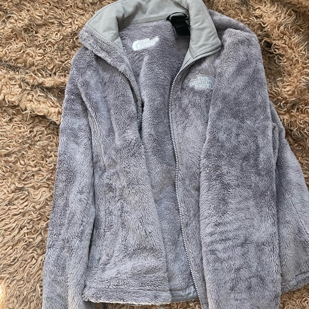 Grey north face jacket
